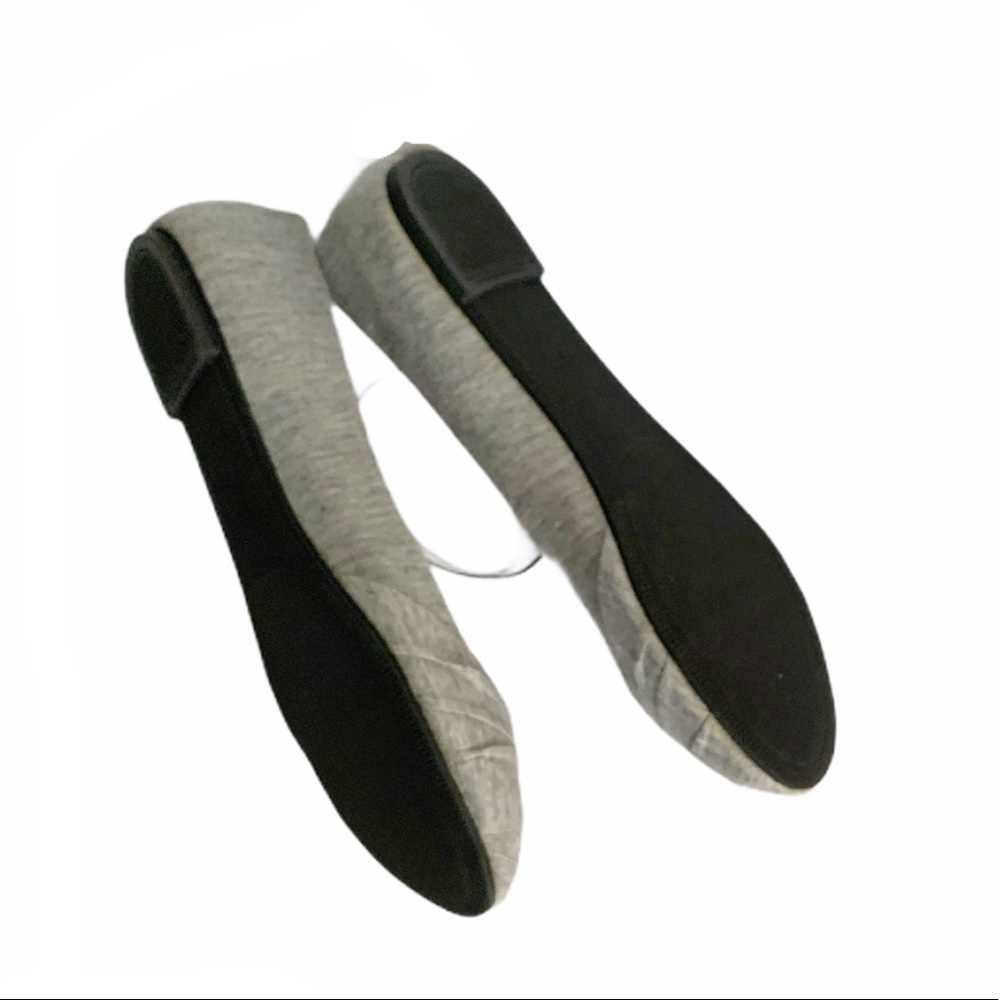 Heathered Gray Twist Tore Ballet Flats NWOT - Picture 5 of 7